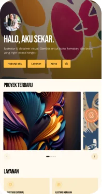 Pratinjau template Goresan