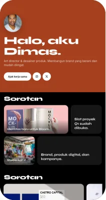 Pratinjau template Kobar